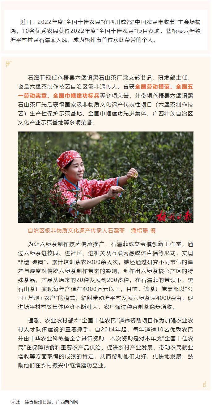 2022年“全國十佳農(nóng)民”揭曉 全國勞模石濡菲上榜！.png