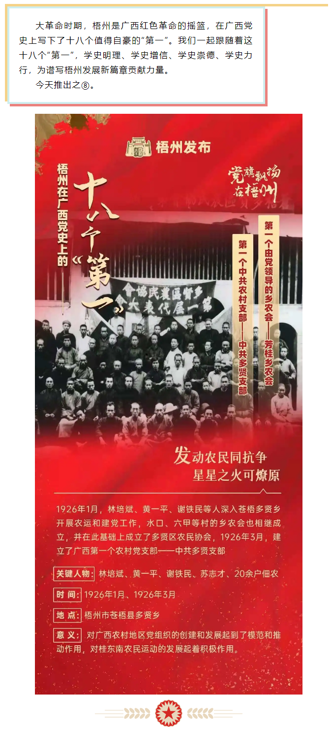 【職工學(xué)黨史】梧州18個(gè)“第一”之⑧丨廣西第一個(gè)中共農(nóng)村支部、第一個(gè)由黨領(lǐng)導(dǎo)的鄉(xiāng)農(nóng)會(huì).png