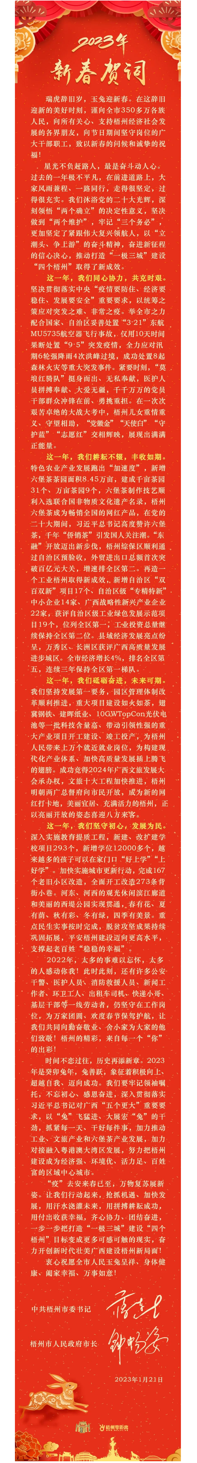 “兔”飛猛進(jìn)、大展宏“兔”！蔣連生鐘暢姿致新春賀詞，祝福梧州全市人民！.png