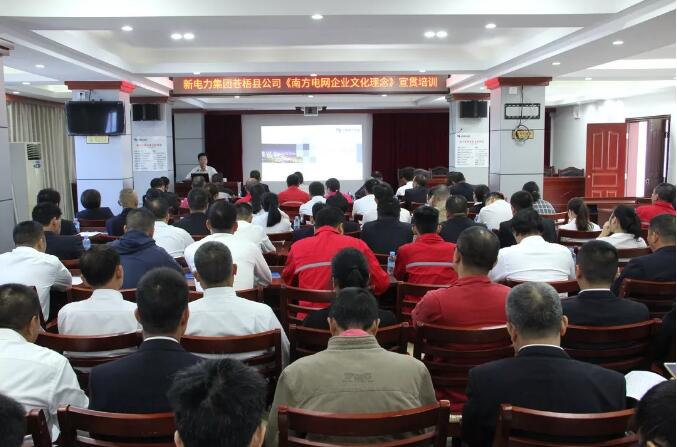 南方電網(wǎng)蒼梧縣公司舉辦企業(yè)文化理念宣貫培訓(xùn)班