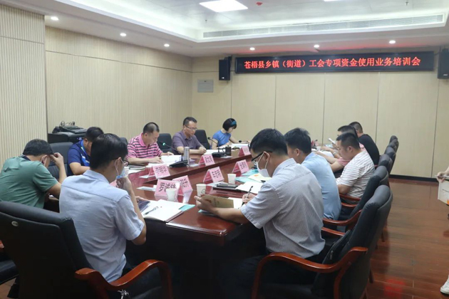 蒼梧縣總工會(huì)召開工會(huì)干部業(yè)務(wù)培訓(xùn)會(huì)